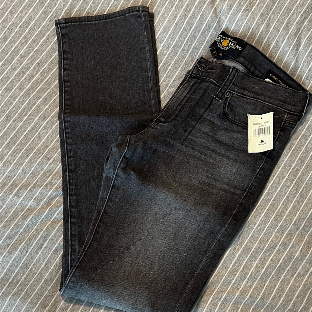 Lucky Brand Women's Black Straight Leg Jeans